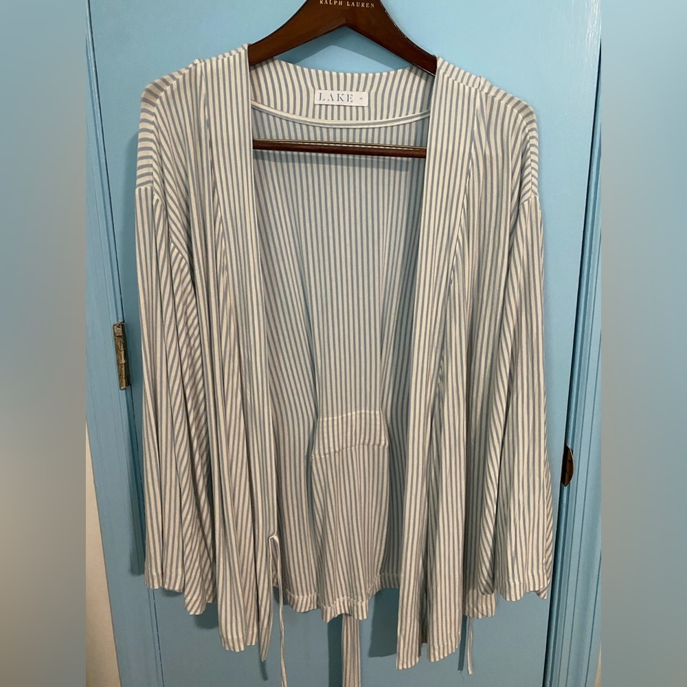 Lake Pajamas Womens Kimono Top, Medium